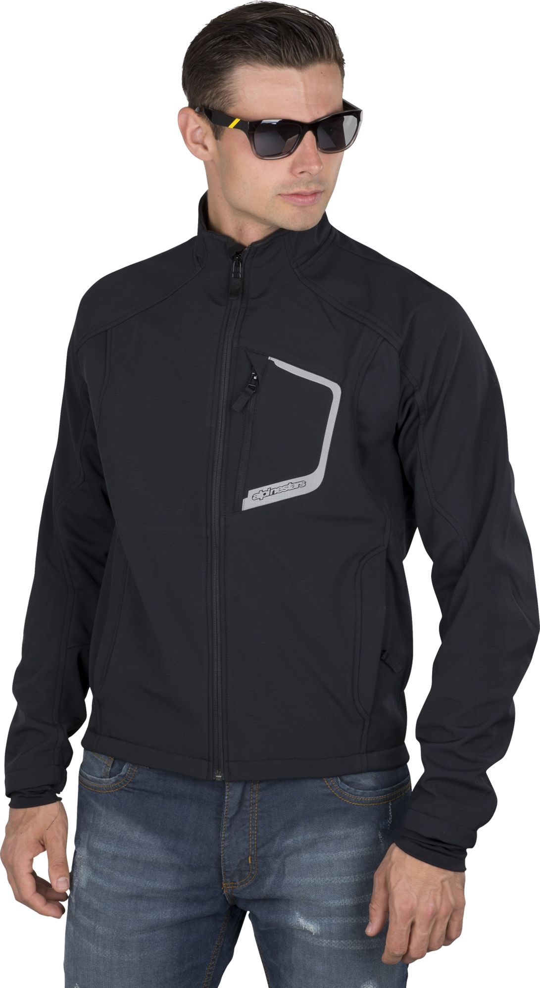 Alpinestars Jakke Alpinestars Tech Layer Top Svart oransje