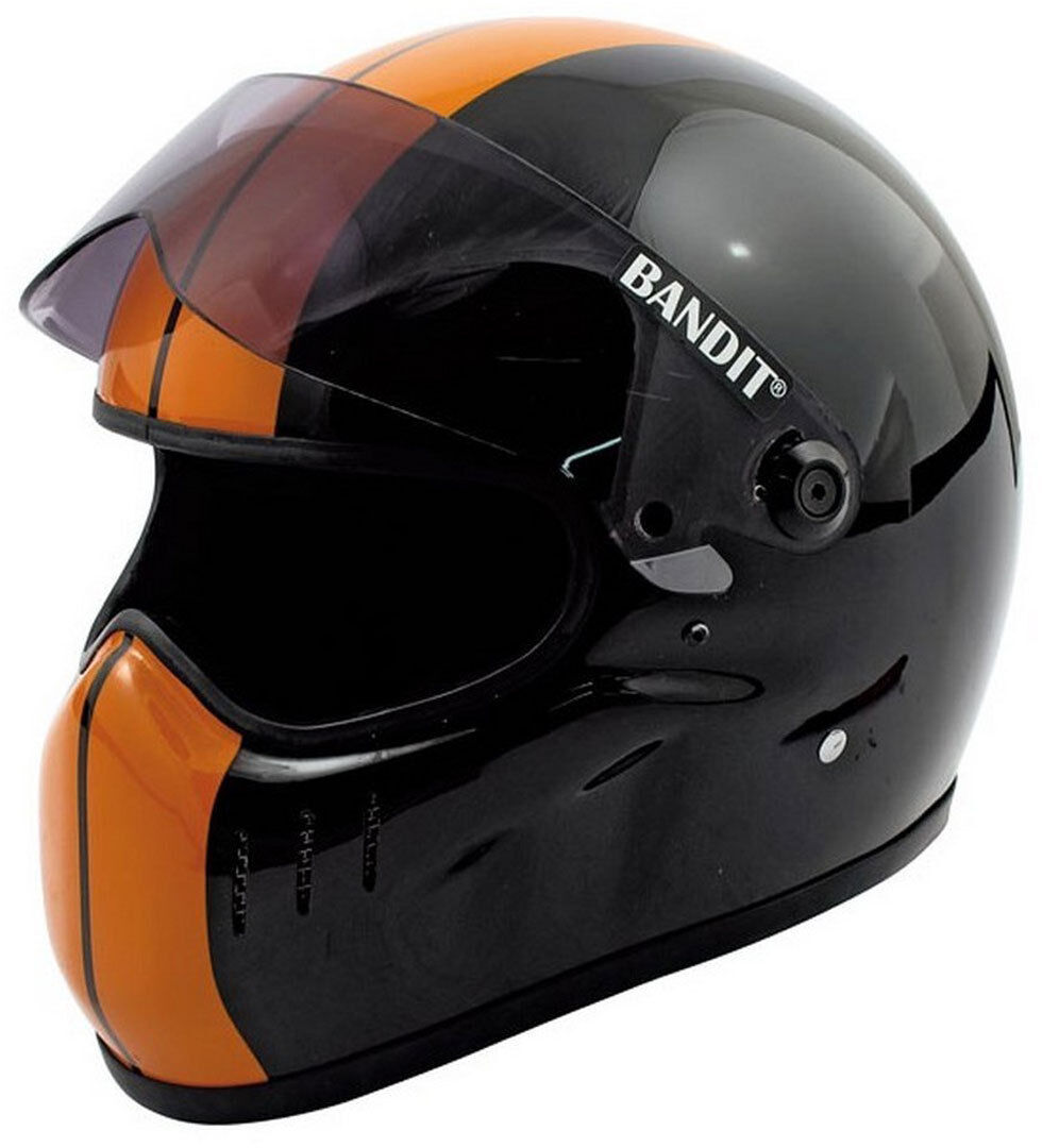 Bandit XXR Race Motorsykkel hjelm 4XL Svart Oransje