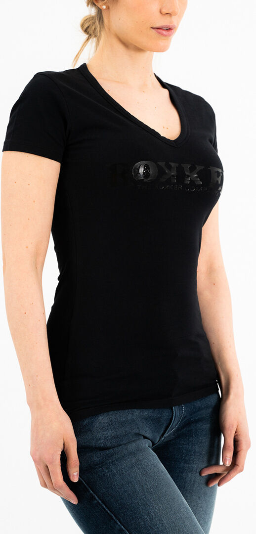 Rokker Lady T-Shirt L Svart