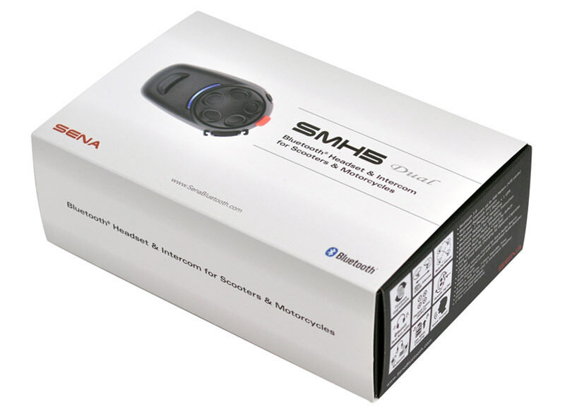 Sena SMH5 Dobbel pakke for Bluetooth-kommunikasjonssystem en størrelse Svart
