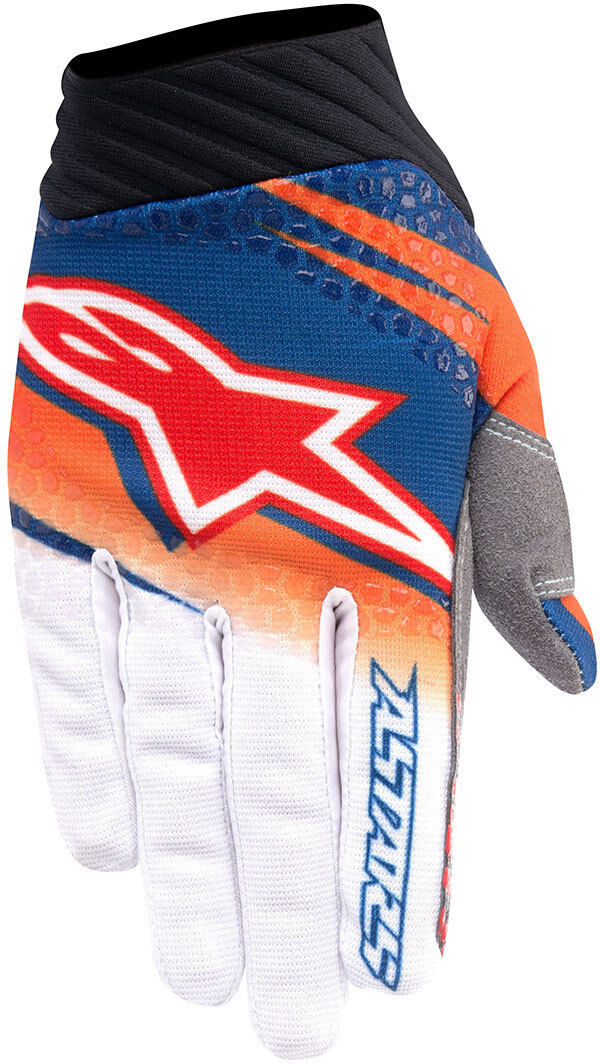 Alpinestars Alpinestar Techstar Venom Motocross hansker 2XL Hvit Blå Oransje