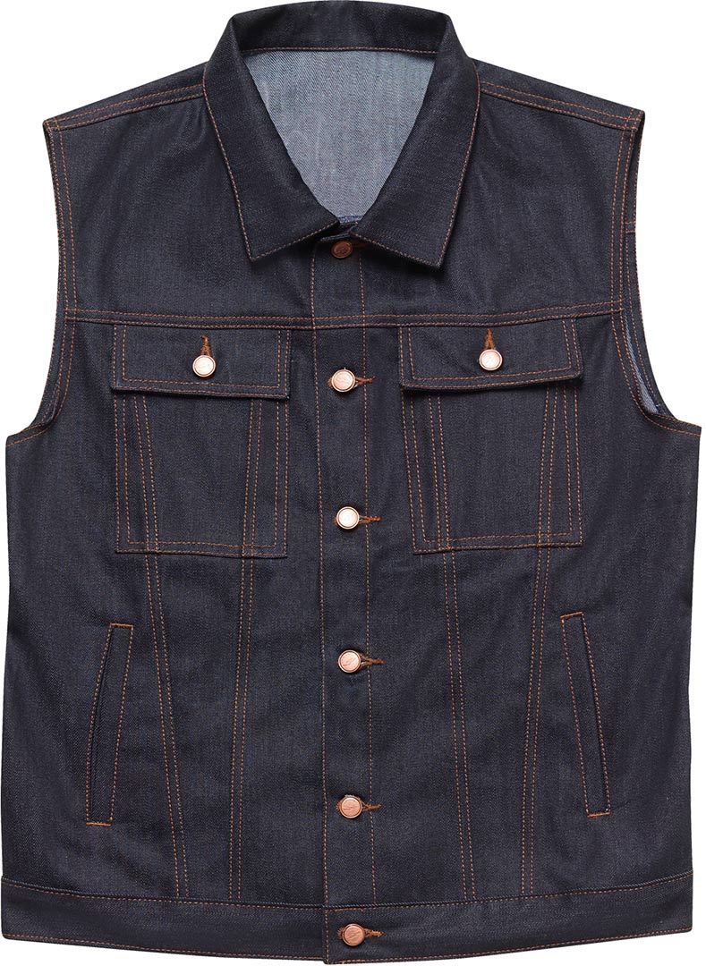 John Doe Denim Raw Vest S Svart Blå