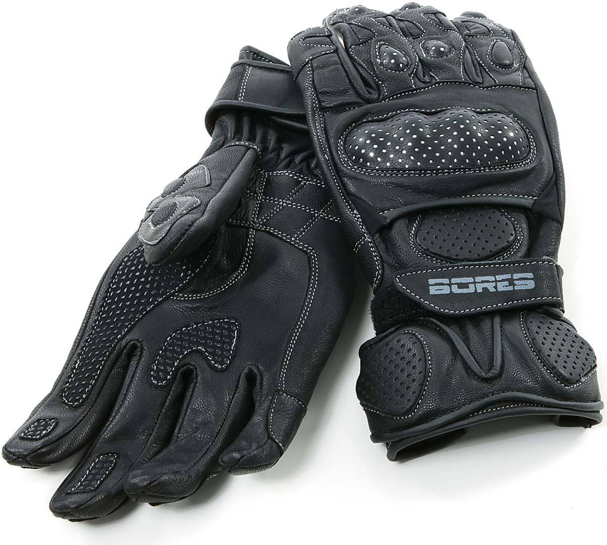 Bores Dark Black Gloves Hansker 2XL Svart