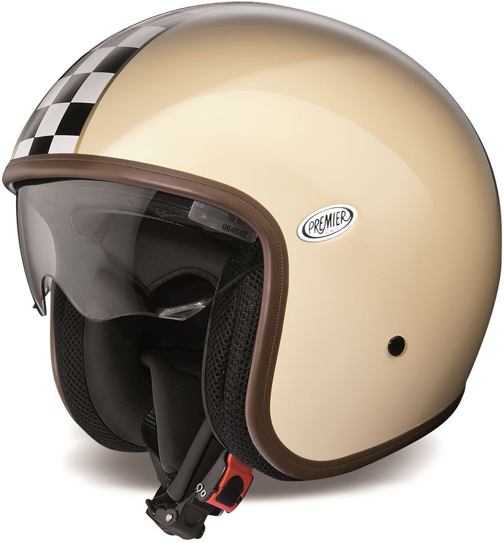 Premier Vintage CK Jet Helmet Jet Hjelm S Beige