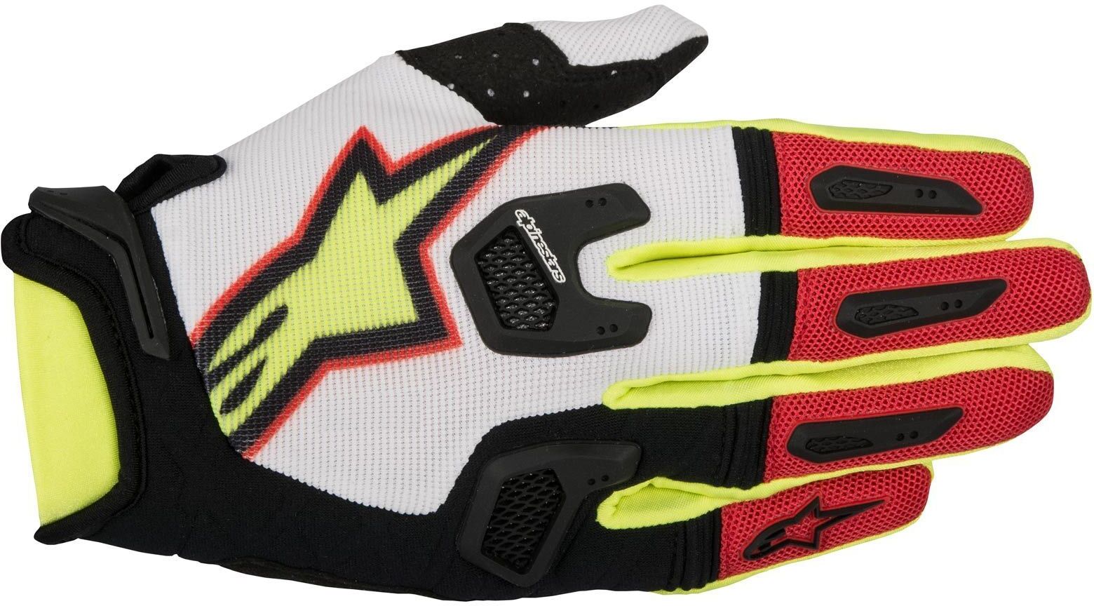 Alpinestars Racefend 2016 Motocross hansker 2XL Svart Hvit Rød