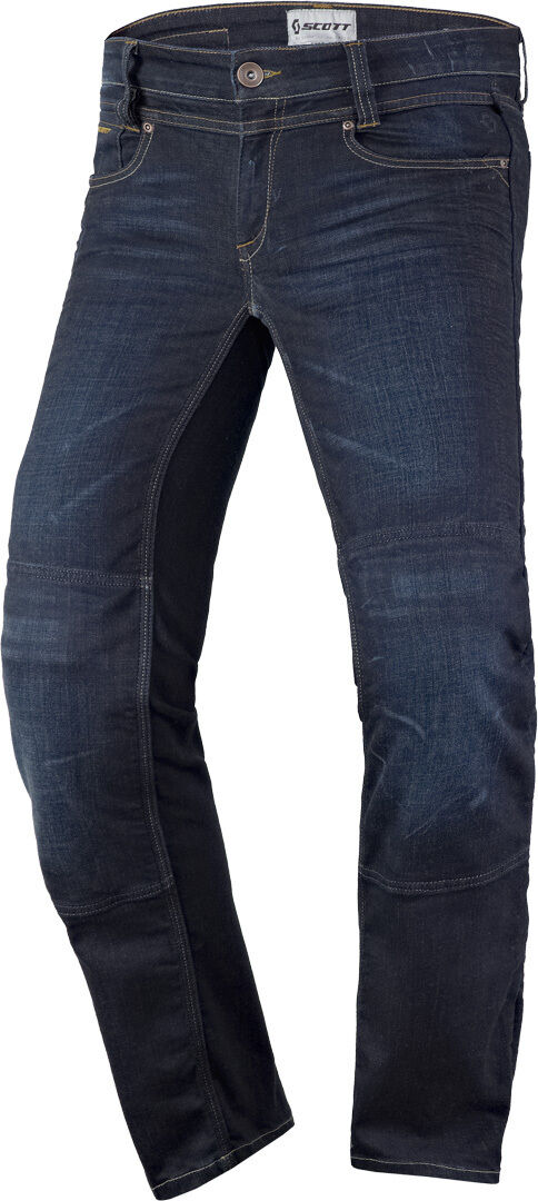 Scott Denim Stretch Ladies Motorsykkel Jeans 40 Blå