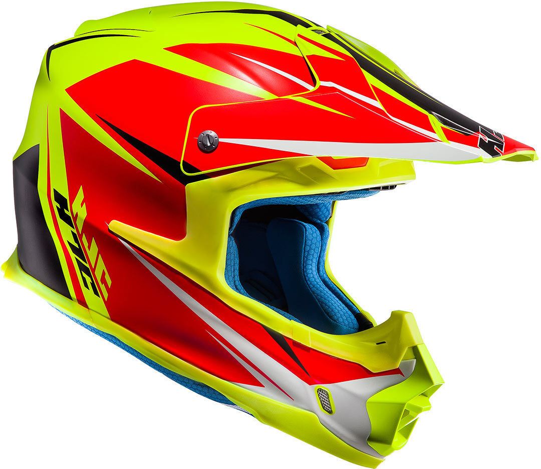 HJC FX-Cross Axis MX Helmet MX Hjelm 2XL Rød Gul