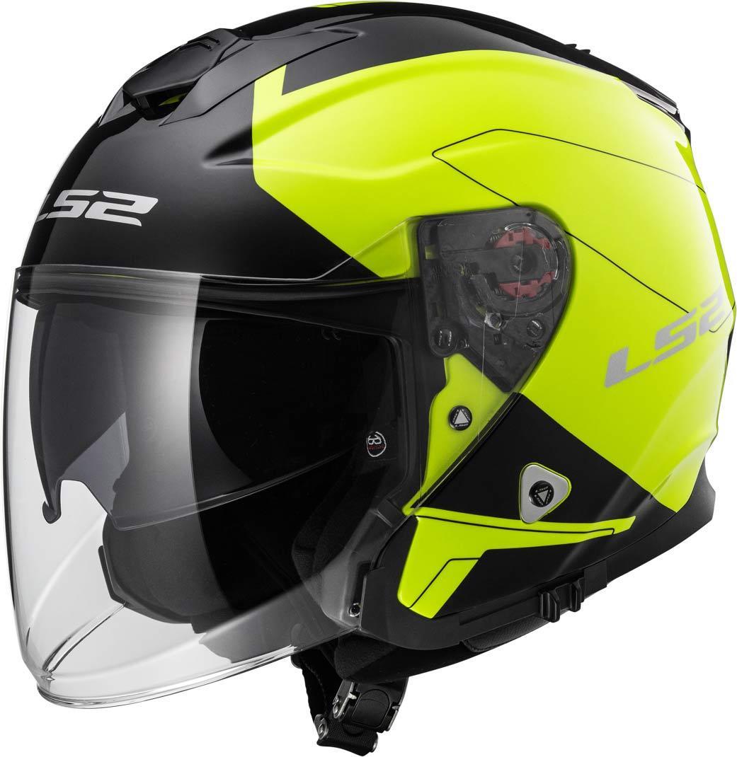 LS2 OF521 Infinity Beyond Jet Helmet Jet Hjelm XS Gul