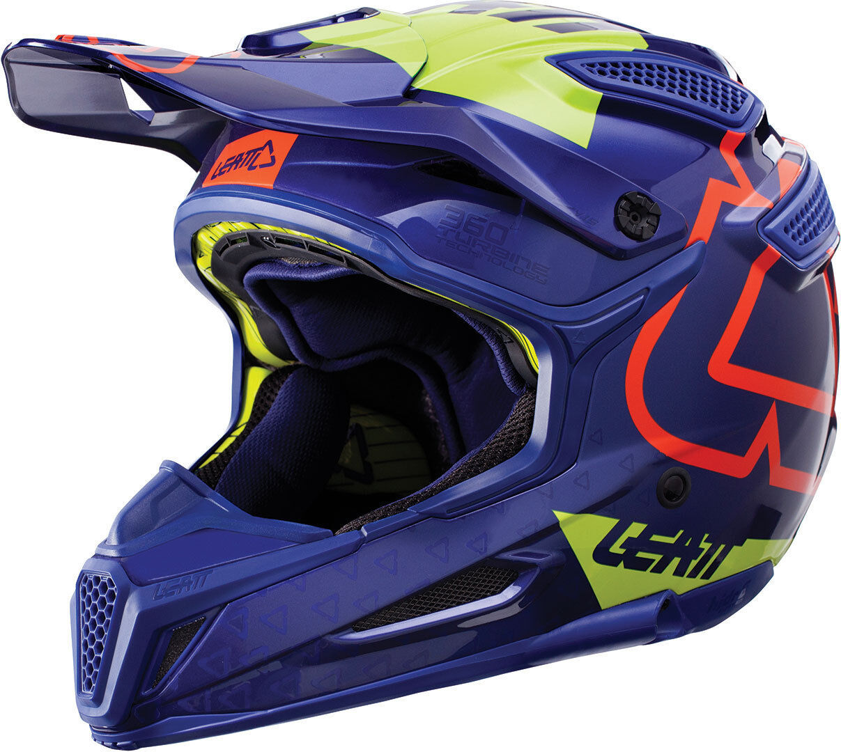 Leatt GPX 5.5 Composite V15 Motocross hjelm XS Grønn Blå