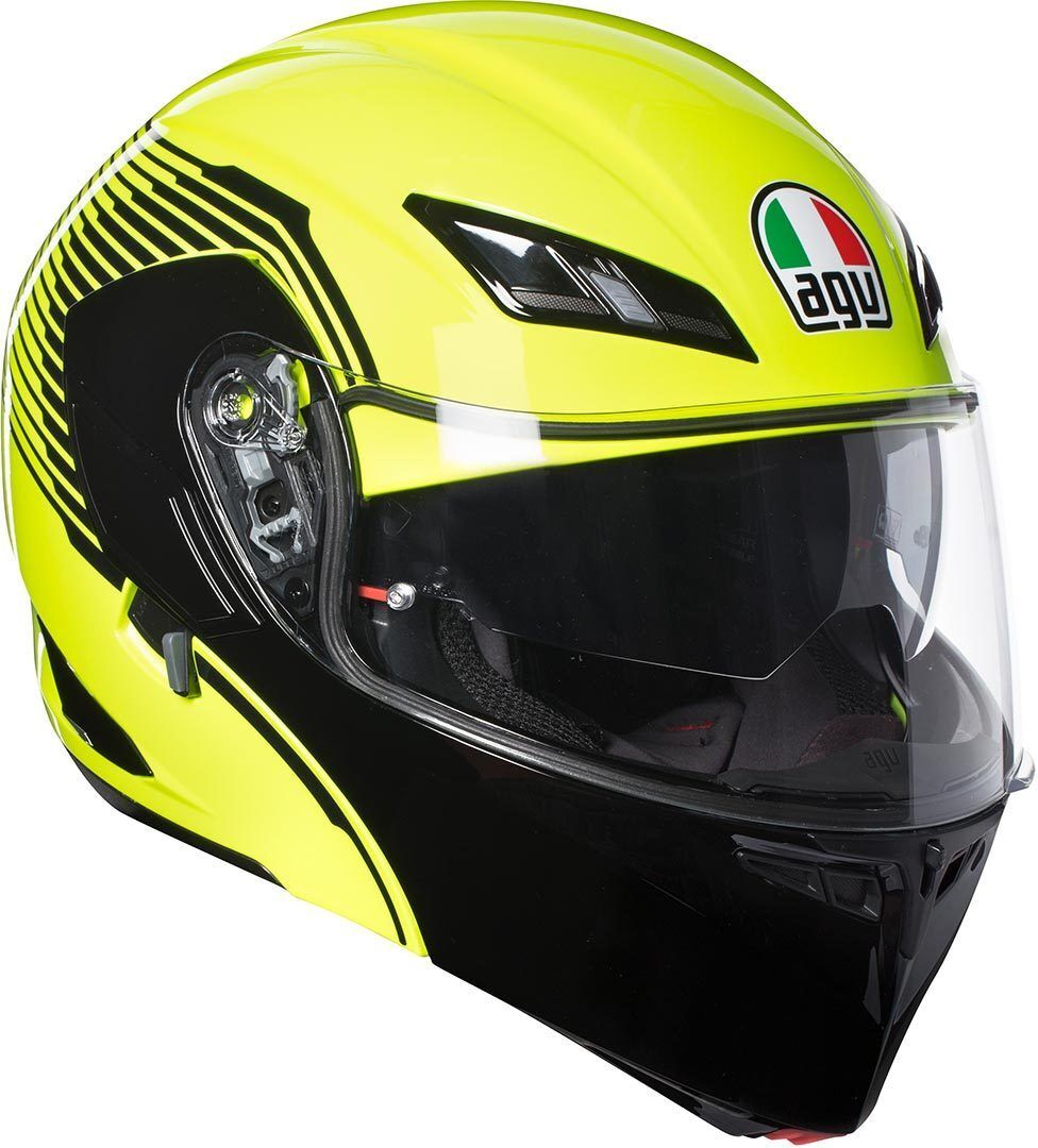 AGV Compact ST Vermont hjelm XS Svart Gul