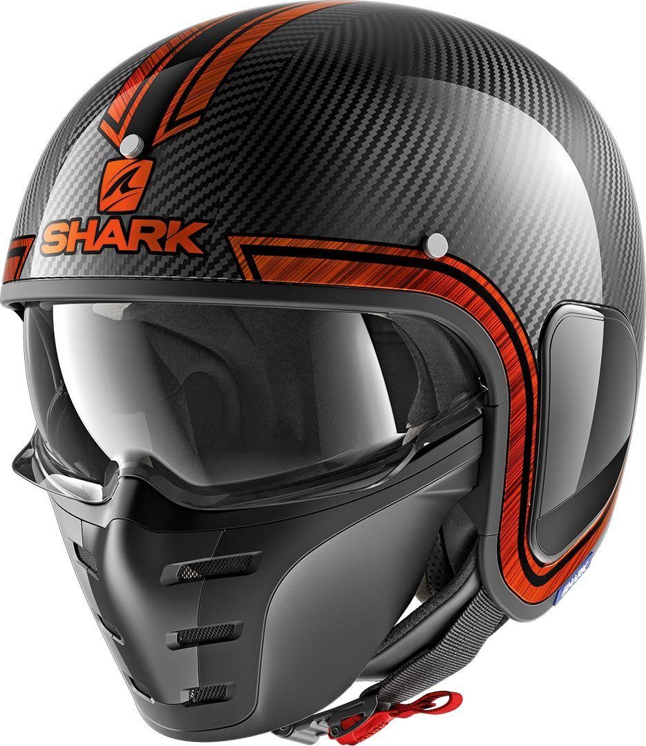 Shark-S-Drak Vinta Jet hjelm S Oransje