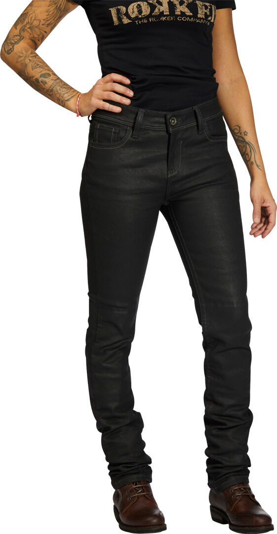 Rokker Rokkertech Women´s Jeans 28 Svart