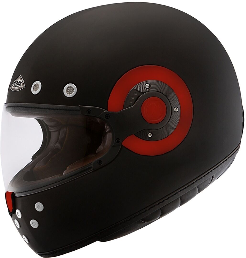 SMK Helmets Eldorado Motorcycle Helmet Motorsykkel hjelm M Svart Rød