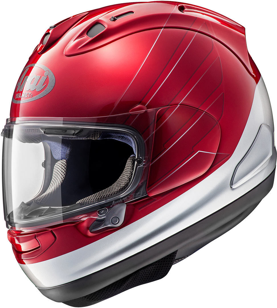 Arai RX-7V Honda CB Hjelm L Rød Sølv