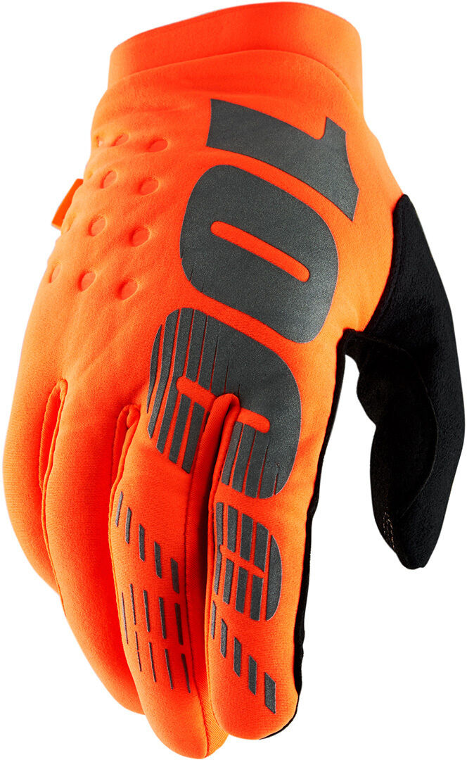 100% Brisker Gloves Hansker S Oransje