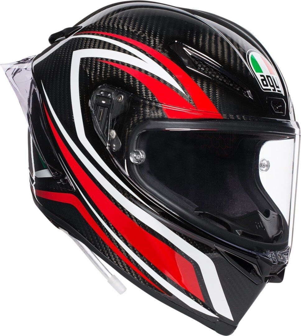 AGV Pista GP R Staccata Carbon Hjelm S Svart Rød