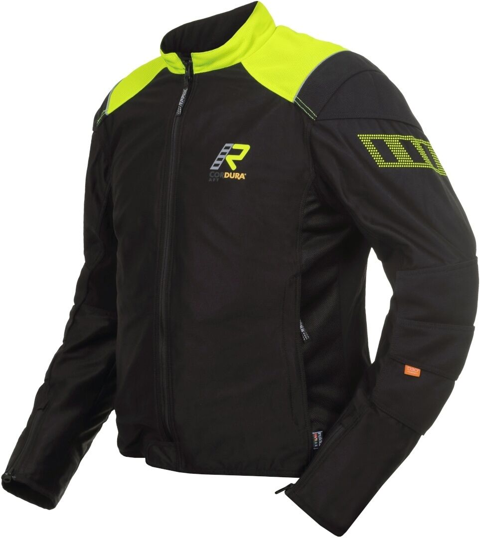 Rukka StretchAir Motorcycle Textile Jacket Motorsykkel tekstil jakke 48 Svart Gul
