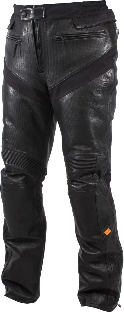 Rukka Aramos Motorcycle Leather Pants Motorsykkel skinn bukser 52 Svart