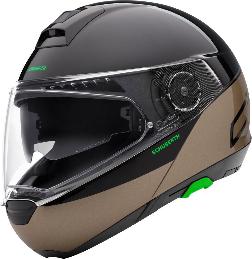 Schuberth C4 Pro Swipe hjelm S Svart Gull