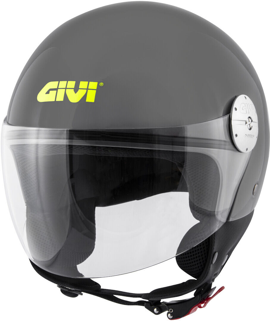 GIVI 10.7 Mini-J Solid Color Jet hjelm M Grå