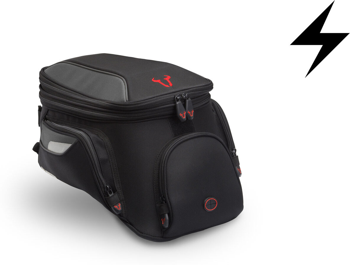 SW-Motech EVO 2.0 City elektrisk tank bag - 12 V. 11-15 l. For EVO tankring. Svart/grå.