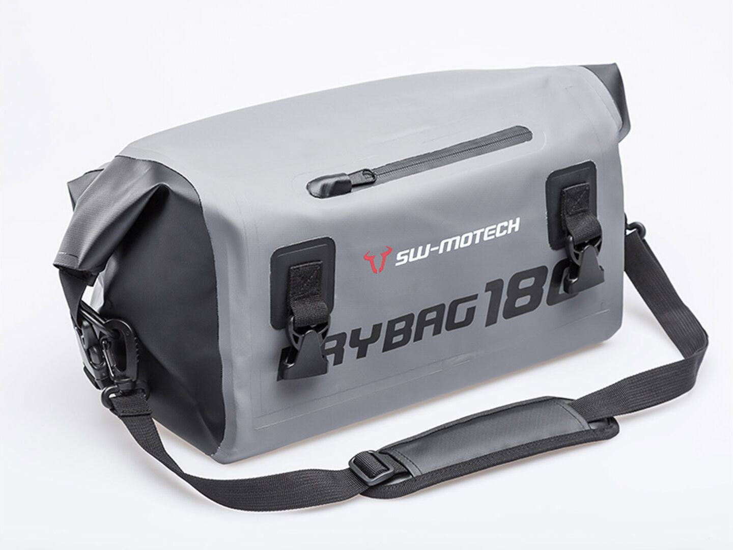 SW-Motech Drybag 180 halepose - 18 l. Grå/svart. Vanntett. en størrelse Svart Grå