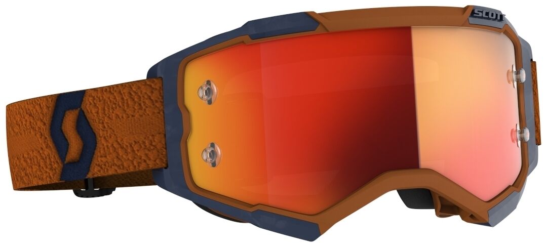 Scott Fury Chrome Motocross briller en størrelse Oransje