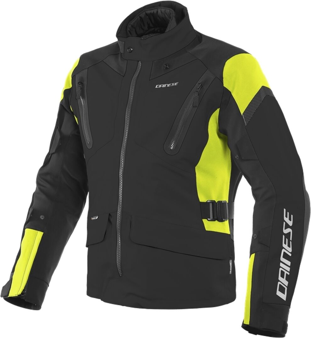 Dainese Tonale D-Dry Motorsykkel tekstil jakke 46 Svart Gul