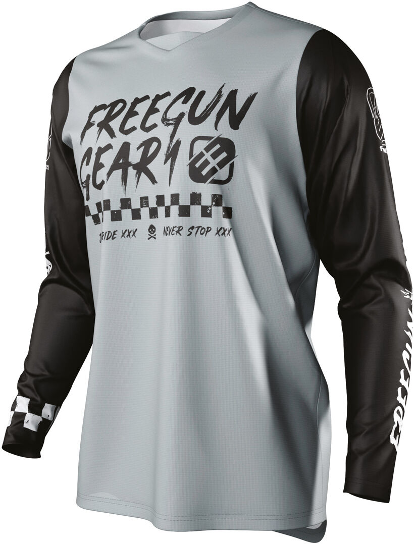 Freegun Devo Speed Motocross Jersey L Grå