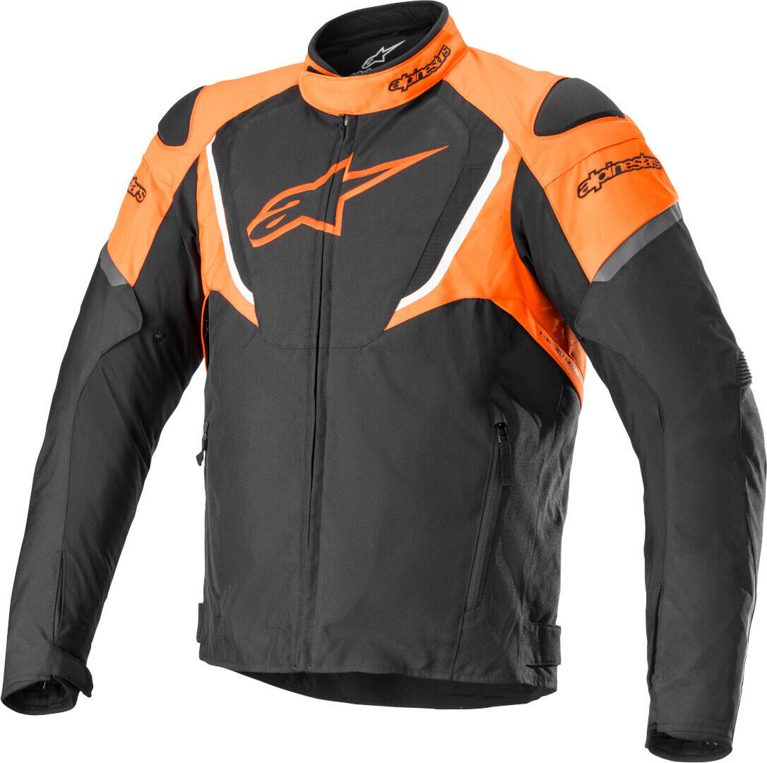 Alpinestars T-Jaws V3 Vanntett motorsykkel tekstil jakke XL Svart Oransje