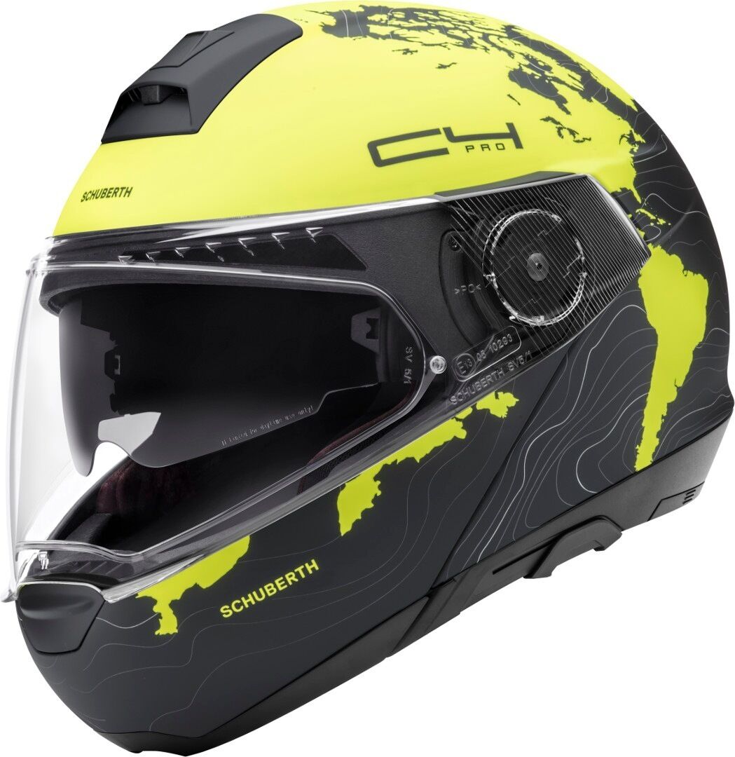 Schuberth C4 Pro Women Magnitudo hjelm L Gul