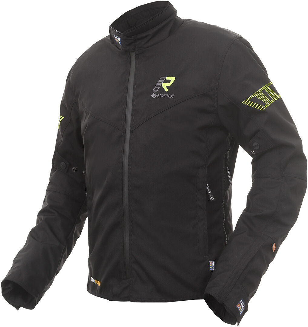 Rukka Start-R Motorcycle Textile Jacket Motorsykkel tekstil jakke 48 Svart Gul