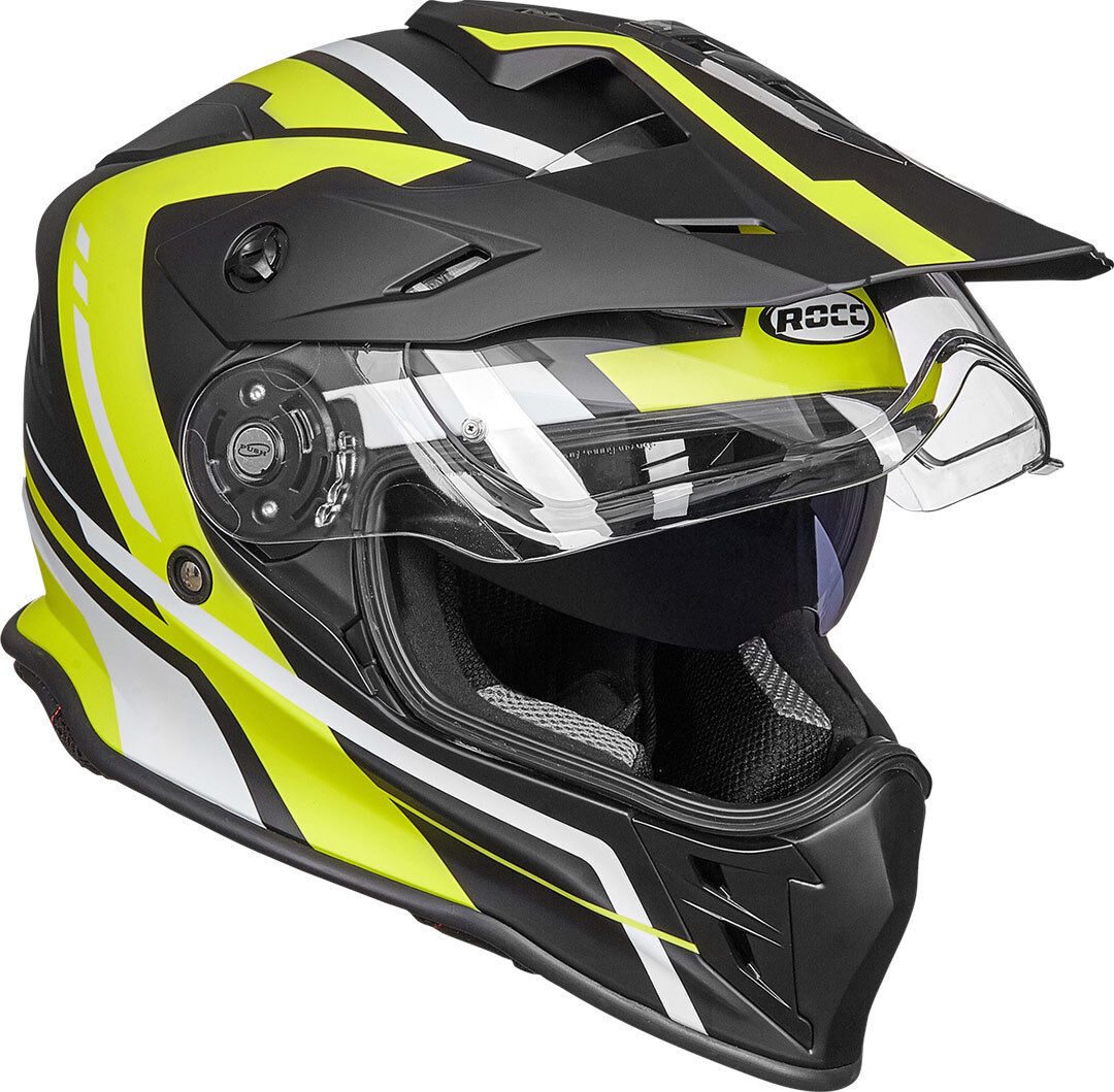 Rocc 782 Dekor Motocross hjelm XS Svart Gul