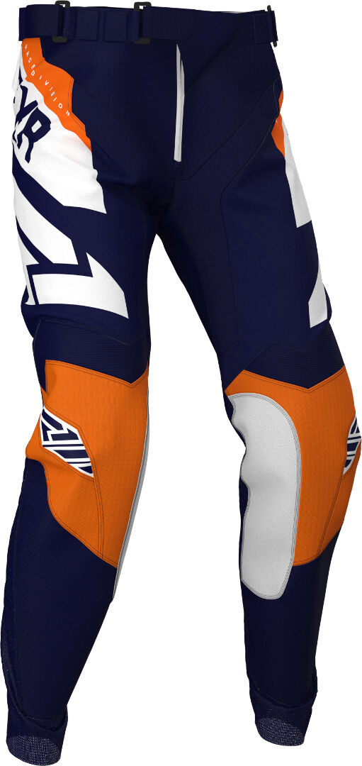 FXR Clutch Ungdom motocross bukser 26 Blå Oransje