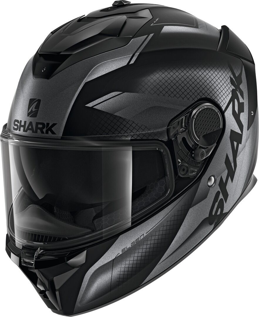 Shark Spartan GT Elgen Helmet Hjelm M Svart Grå