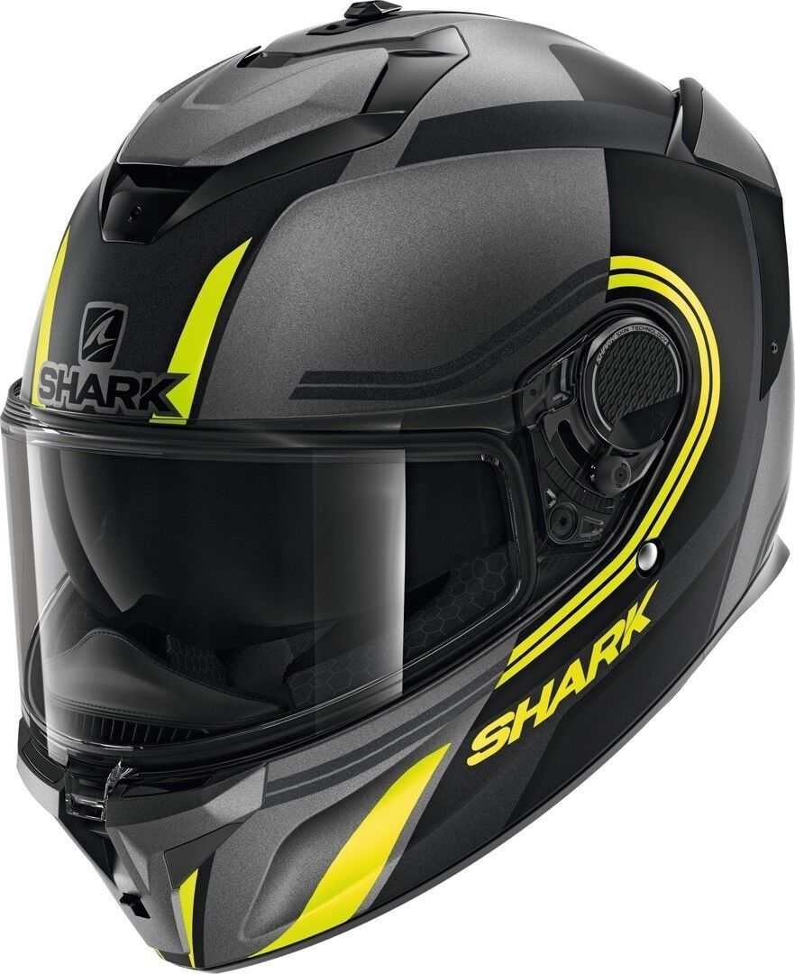 Shark Spartan GT Tracker Helmet Hjelm XS Grå Gul