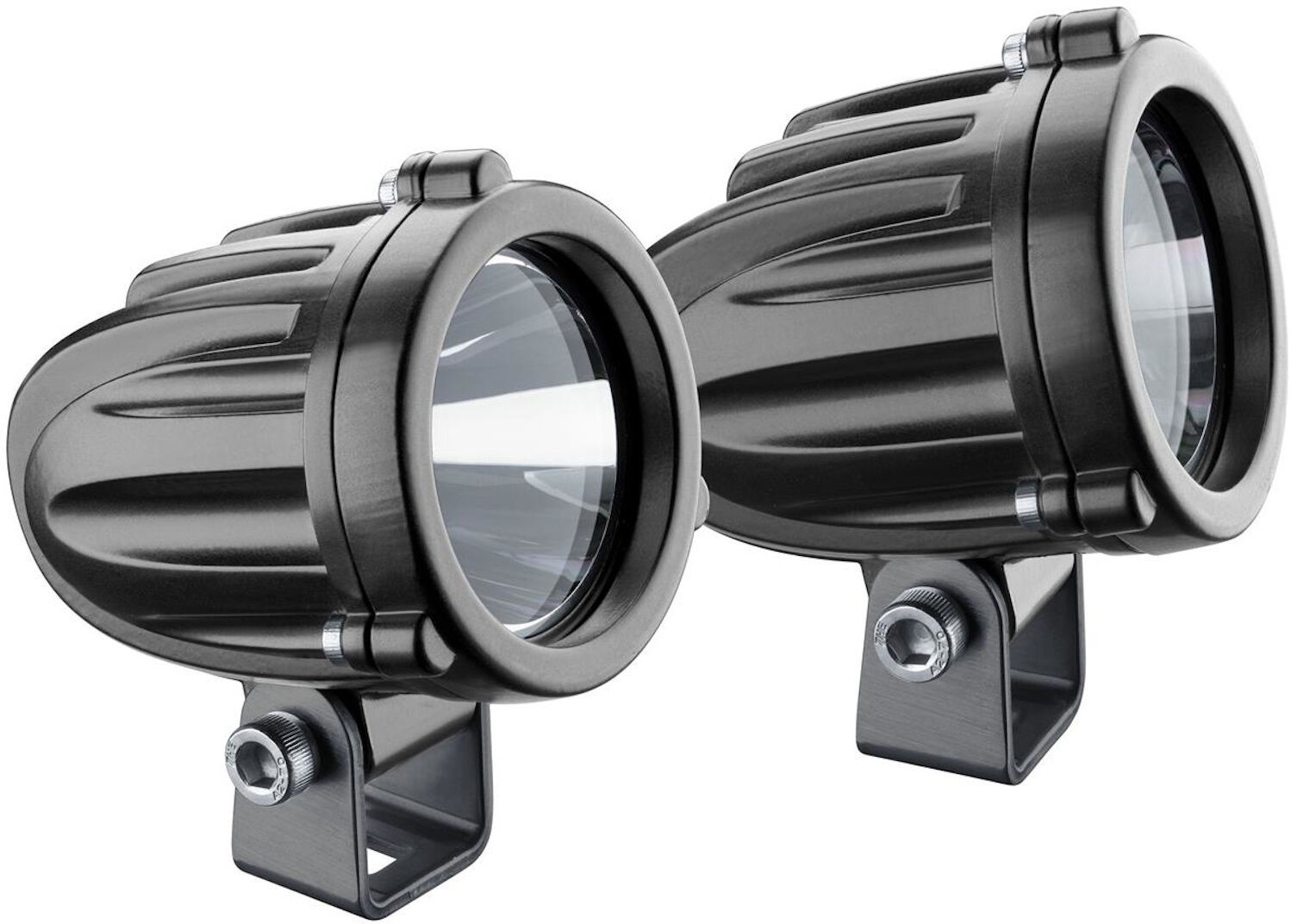 Interphone LED Auxiliary Headlight Spotlight-sett  Hvit