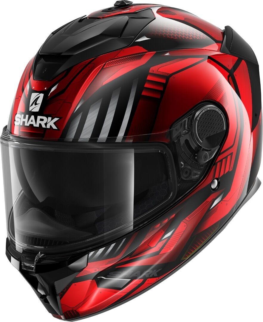 Shark Spartan GT Replikan Helmet Hjelm M Svart Rød