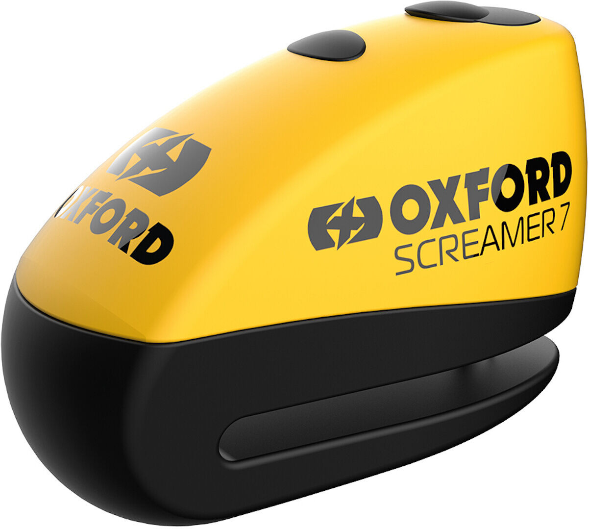 Oxford Screamer 7 Alarm plate lås en størrelse Gul