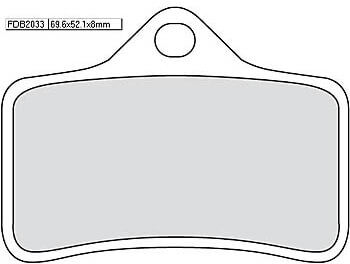 FERODO Bremseforing FDB 2033 P