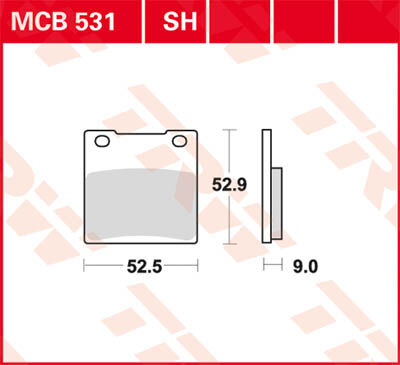 TRW Lucas Bremse fôr MCB531