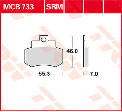 TRW Lucas Bremse fôr MCB733