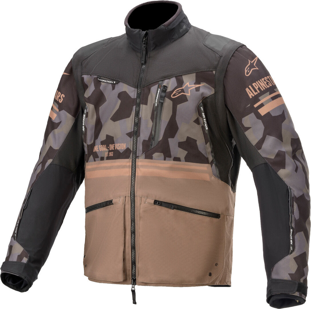 Alpinestars Venture R Camo Motocross jakke S Svart Beige