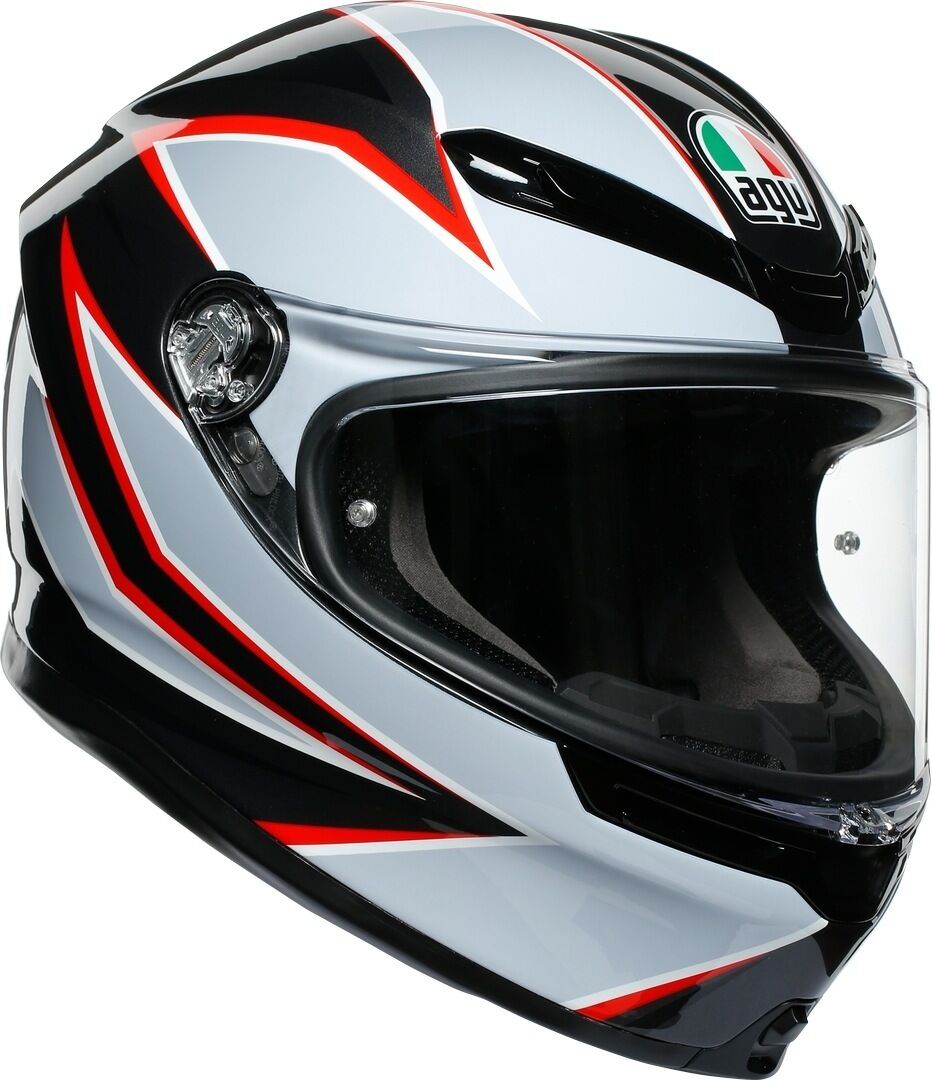 AGV K-6 Flash hjelm 2XL Svart Grå