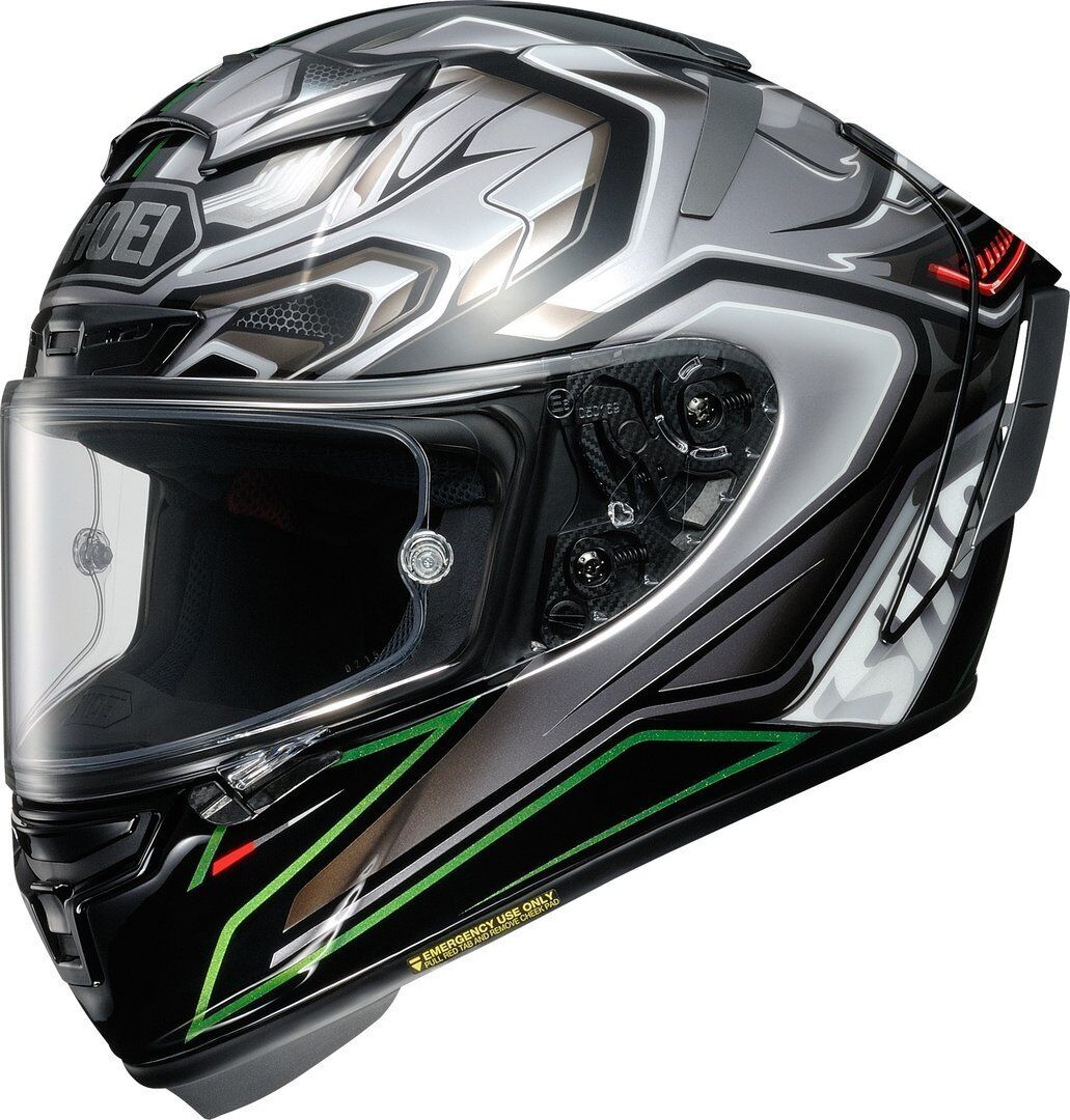 Shoei X-Spirit 3 Aerodyne Hjelm XS Svart Grå