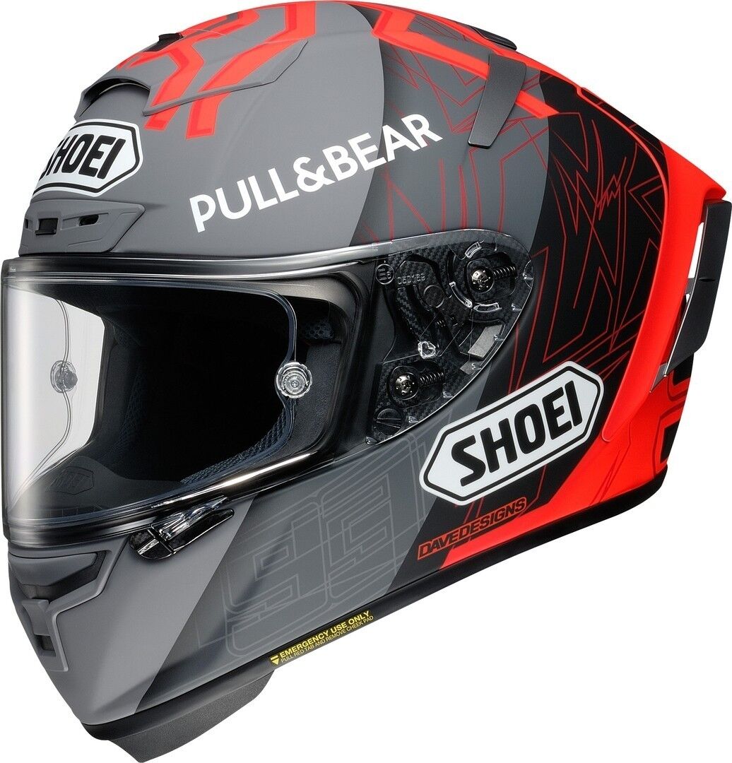 Shoei X-Spirit 3 MM93 Black Concept 2.0 Hjelm XS Grå Sølv