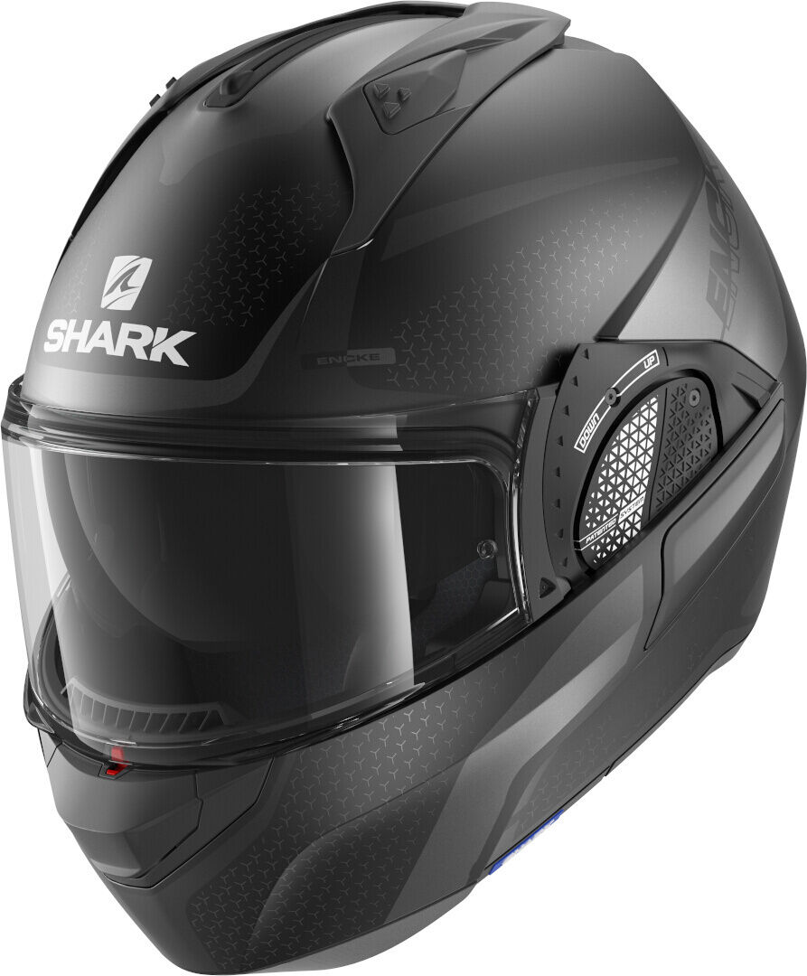 Shark Evo-GT Encke Matt Helmet Hjelm XS Svart