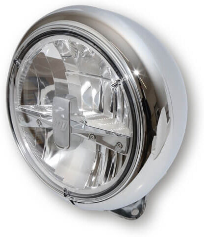 HIGHSIDER 7 tommers LED-frontlys HD-STIL  Sølv