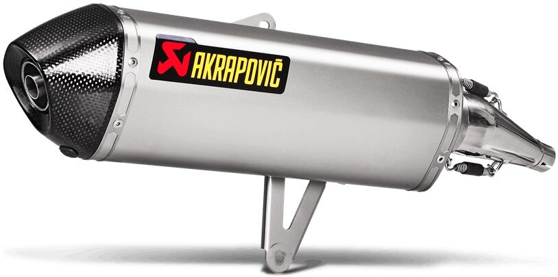 Akrapovic Slip-On Linje bakre lyddemper  Sølv