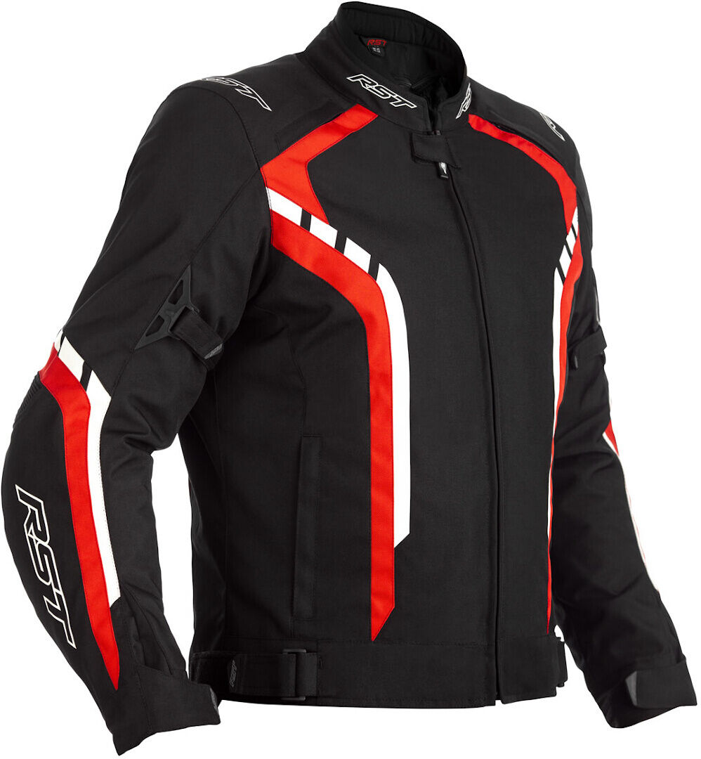 RST Axis Motorcycle Textile Jacket Motorsykkel tekstil jakke L Svart Rød